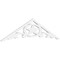Ekena Millwork Pitch Austin Architectural Grade PVC Gable Pediment, 60"W x 15"H x 1"P (6/12) GPP060X015X100AUS - alternate 1